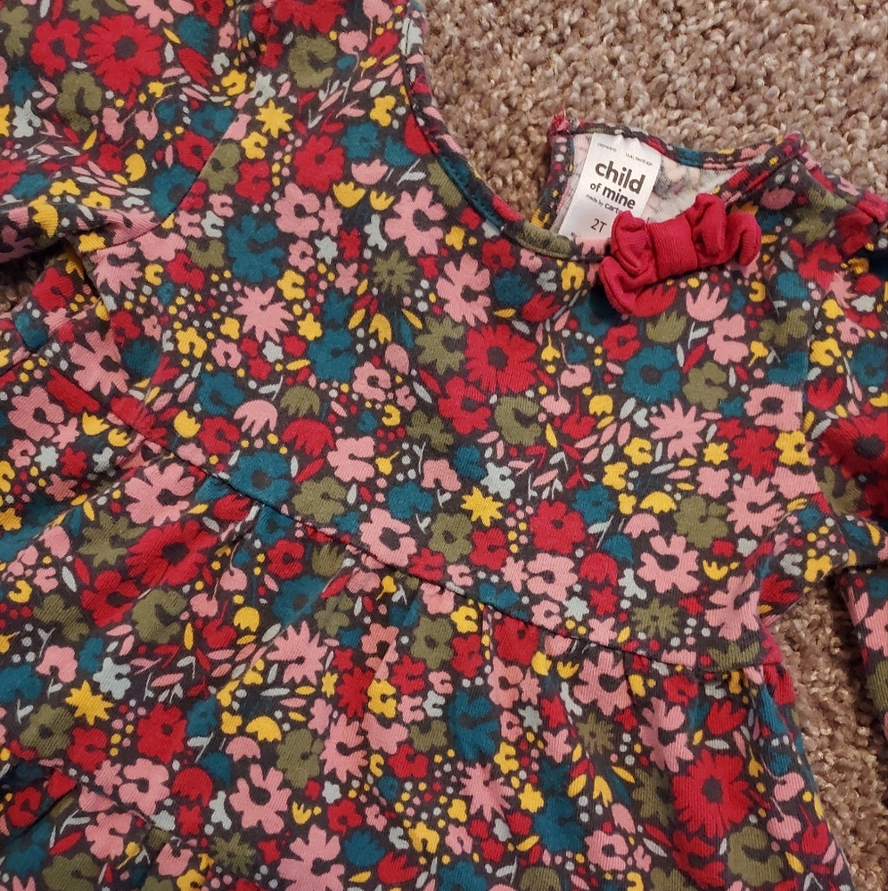 Girl's LongSleeve Floral Blouse 2T